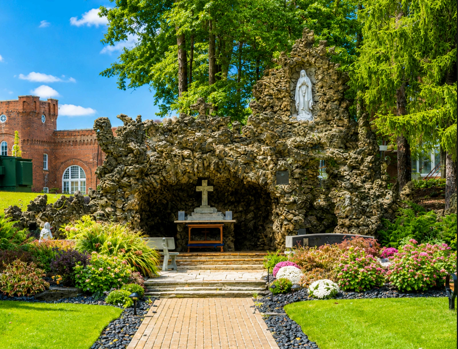 The campus grotto